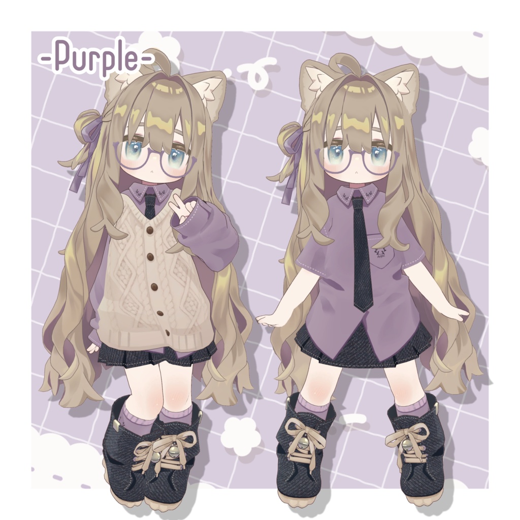 編み込みデフォルト衣装テクスチャ - Amikomi Outfit Texture -