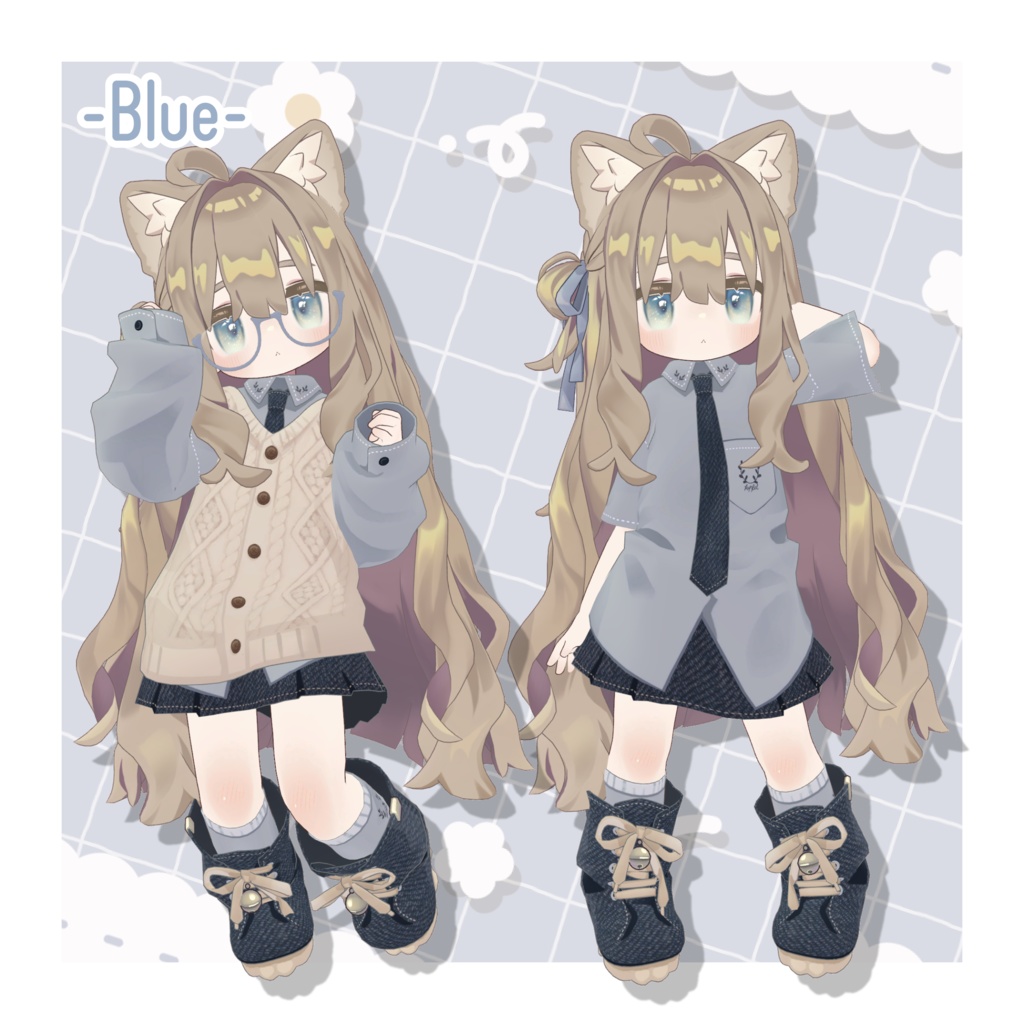 編み込みデフォルト衣装テクスチャ - Amikomi Outfit Texture -