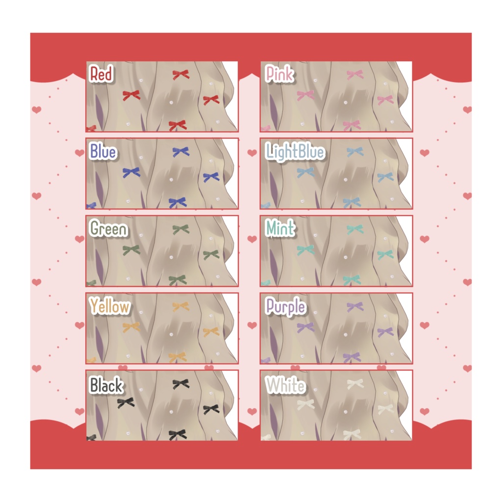 キプフェルちゃんのおめかしリボン🎀