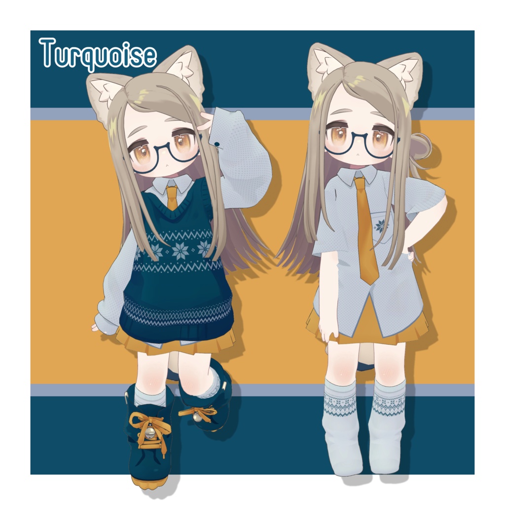 ノルディック柄デフォルト衣装テクスチャ -Nordic Outfit Texture-