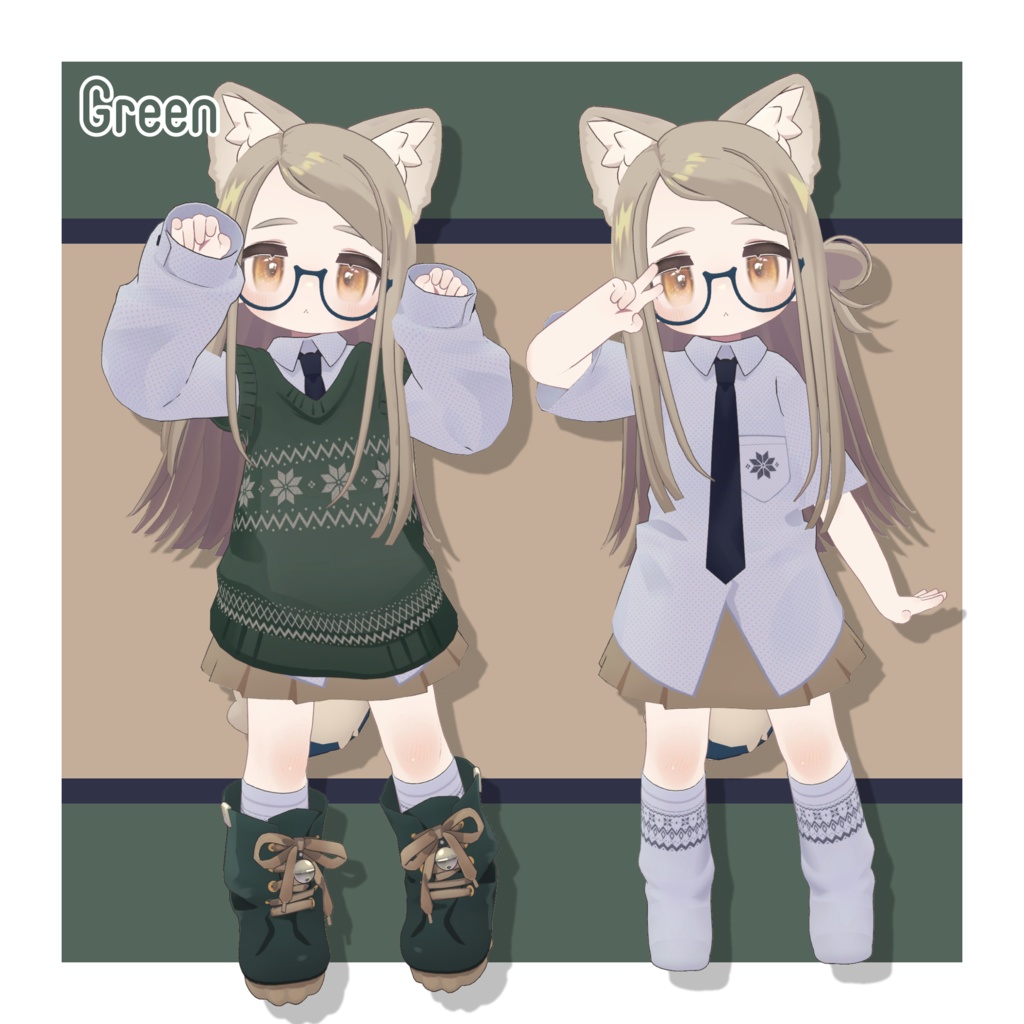 ノルディック柄デフォルト衣装テクスチャ -Nordic Outfit Texture-