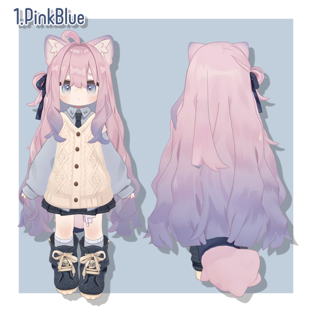 グラデーションヘアーテクスチャ - Gradation Hair Texture -