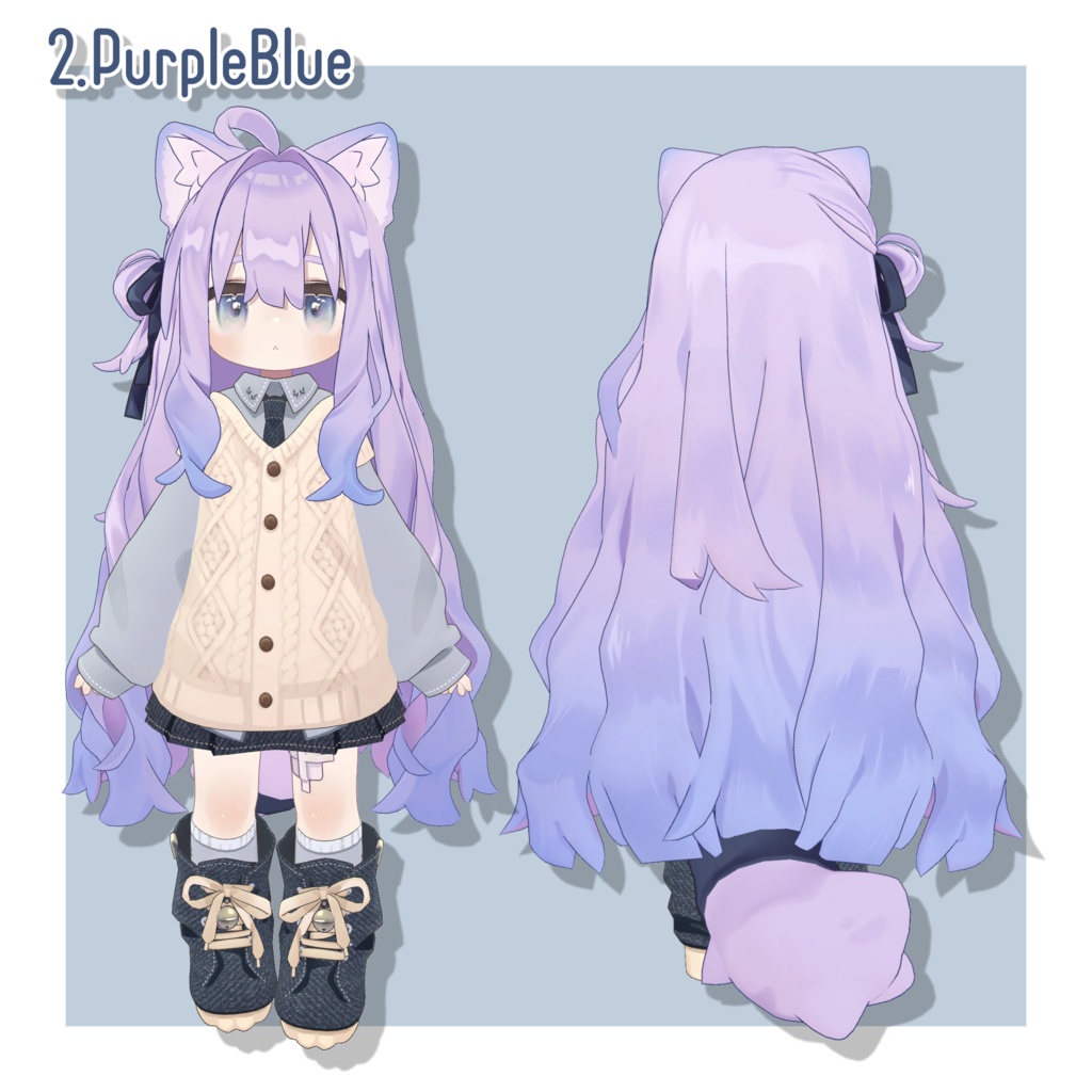 グラデーションヘアーテクスチャ - Gradation Hair Texture -