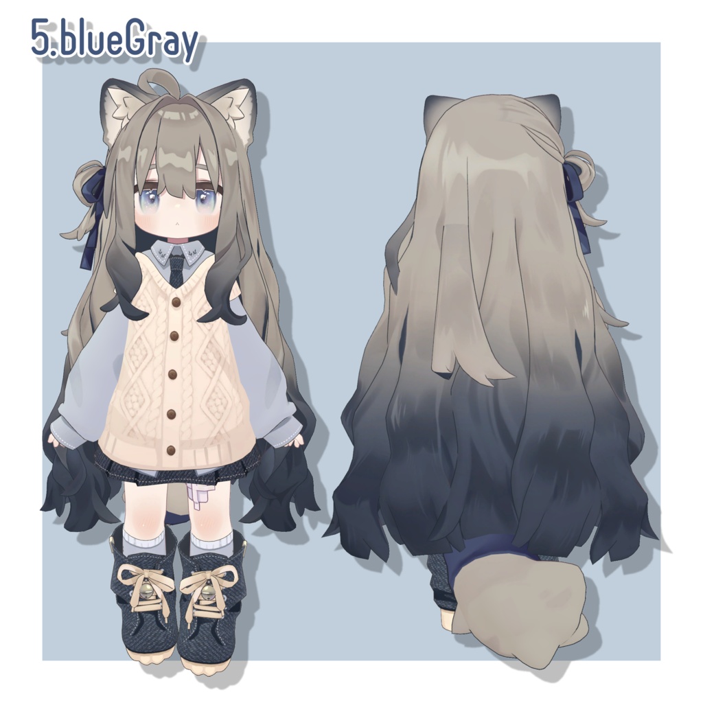 グラデーションヘアーテクスチャ - Gradation Hair Texture -