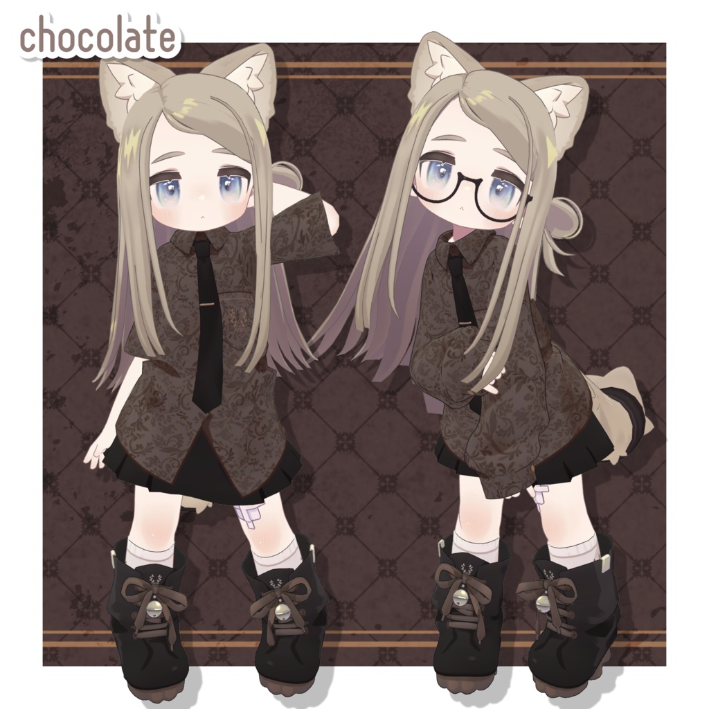 シックシャツデフォルト衣装テクスチャ - Chic shirt Outfit Texture -