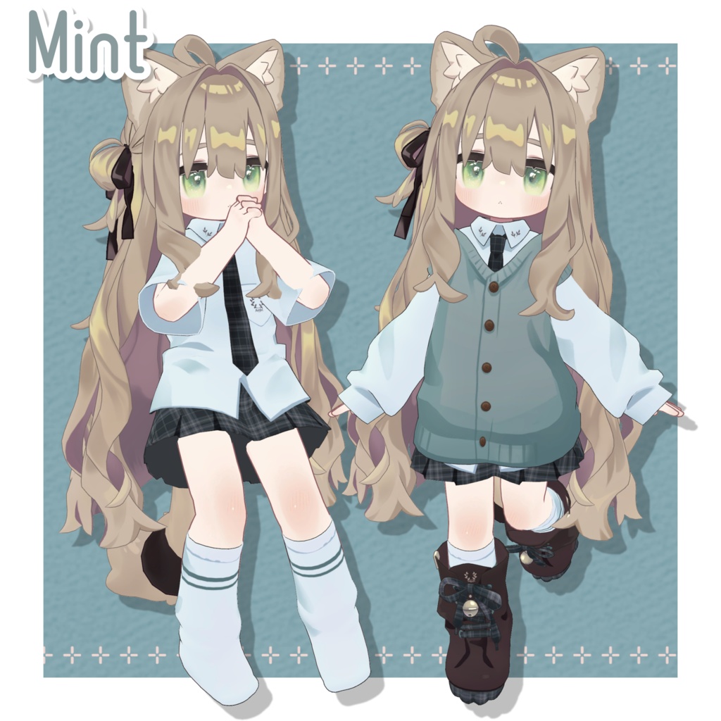 制服風デフォルト衣装テクスチャ vol2 - Uniform Outfit Texture vol2 -