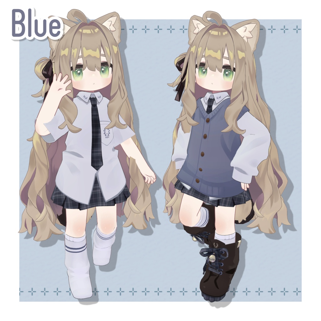 制服風デフォルト衣装テクスチャ vol2 - Uniform Outfit Texture vol2 -