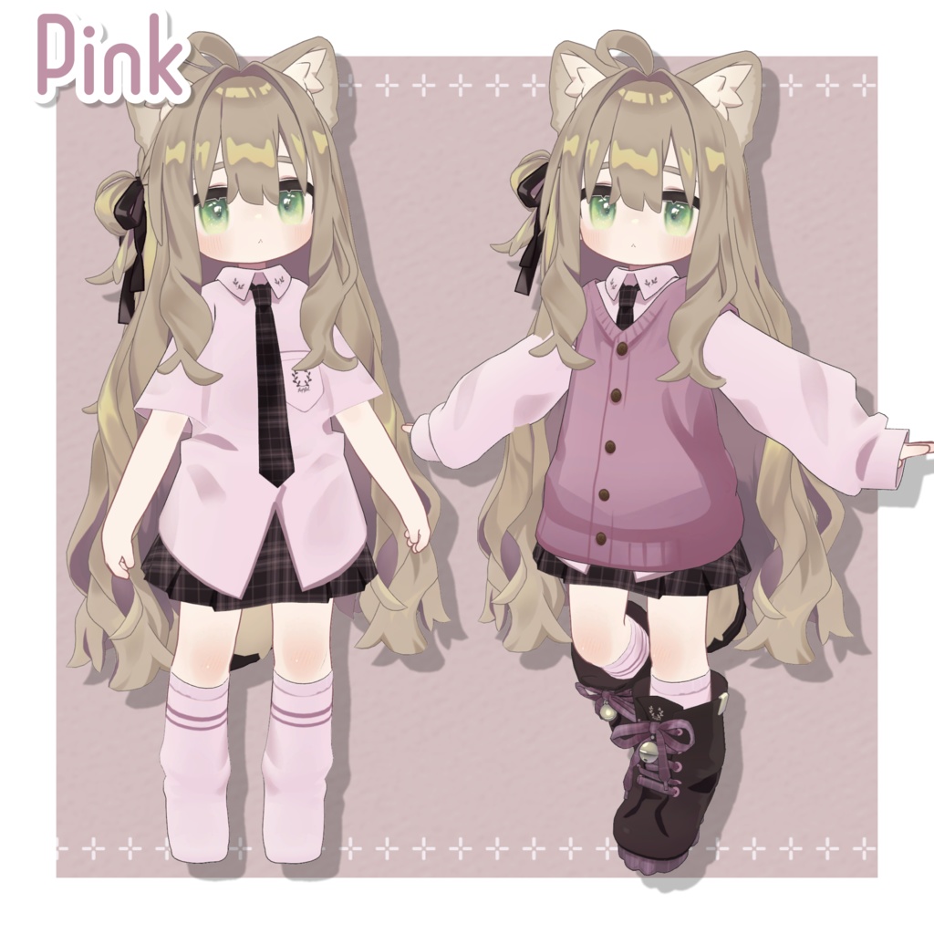 制服風デフォルト衣装テクスチャ vol2 - Uniform Outfit Texture vol2 -