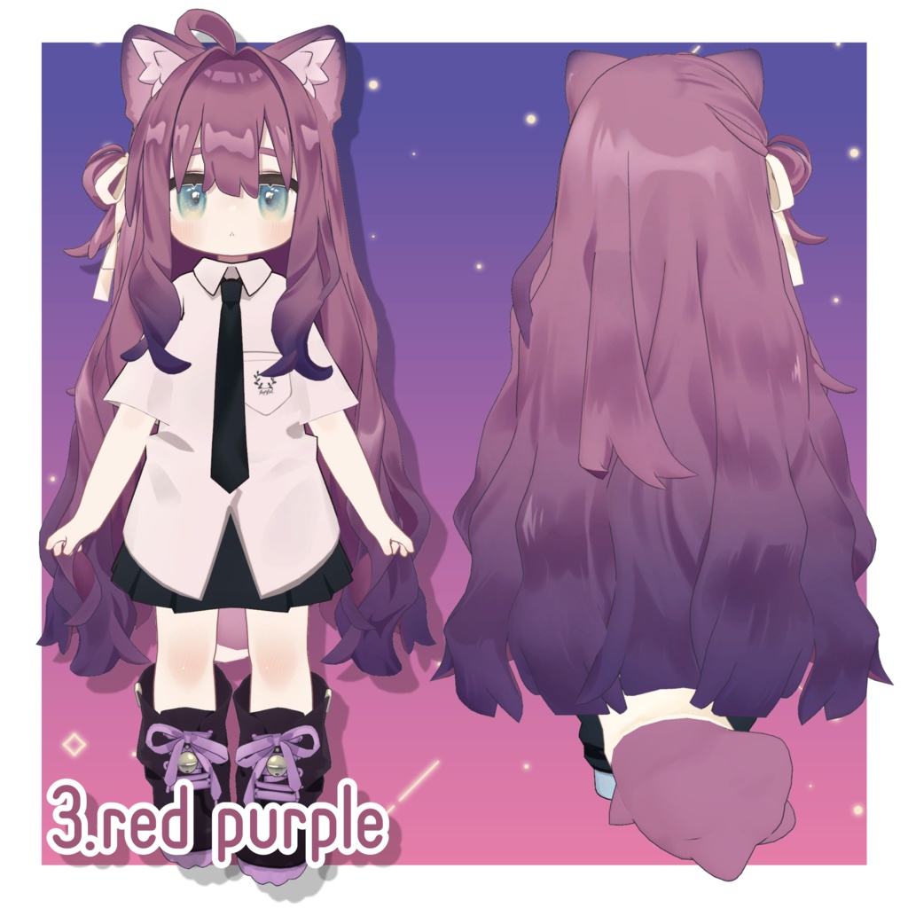 グラデーションヘアーテクスチャ vol.2 - Gradation Hair Texture -