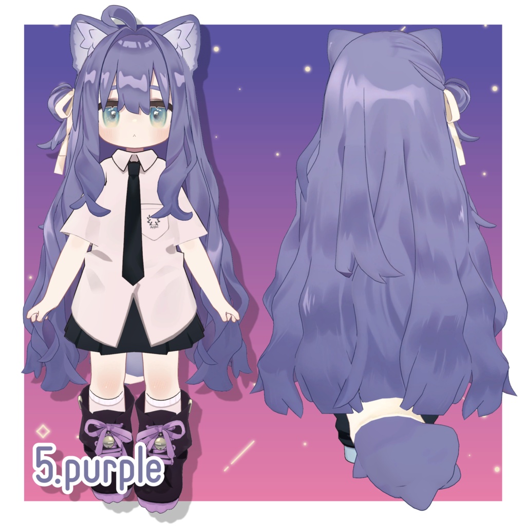 グラデーションヘアーテクスチャ vol.2 - Gradation Hair Texture -