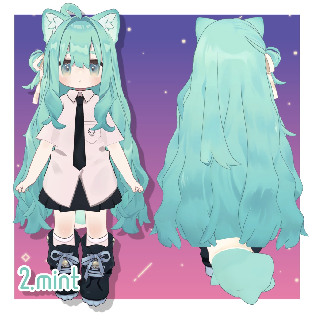 グラデーションヘアーテクスチャ vol.2 - Gradation Hair Texture -