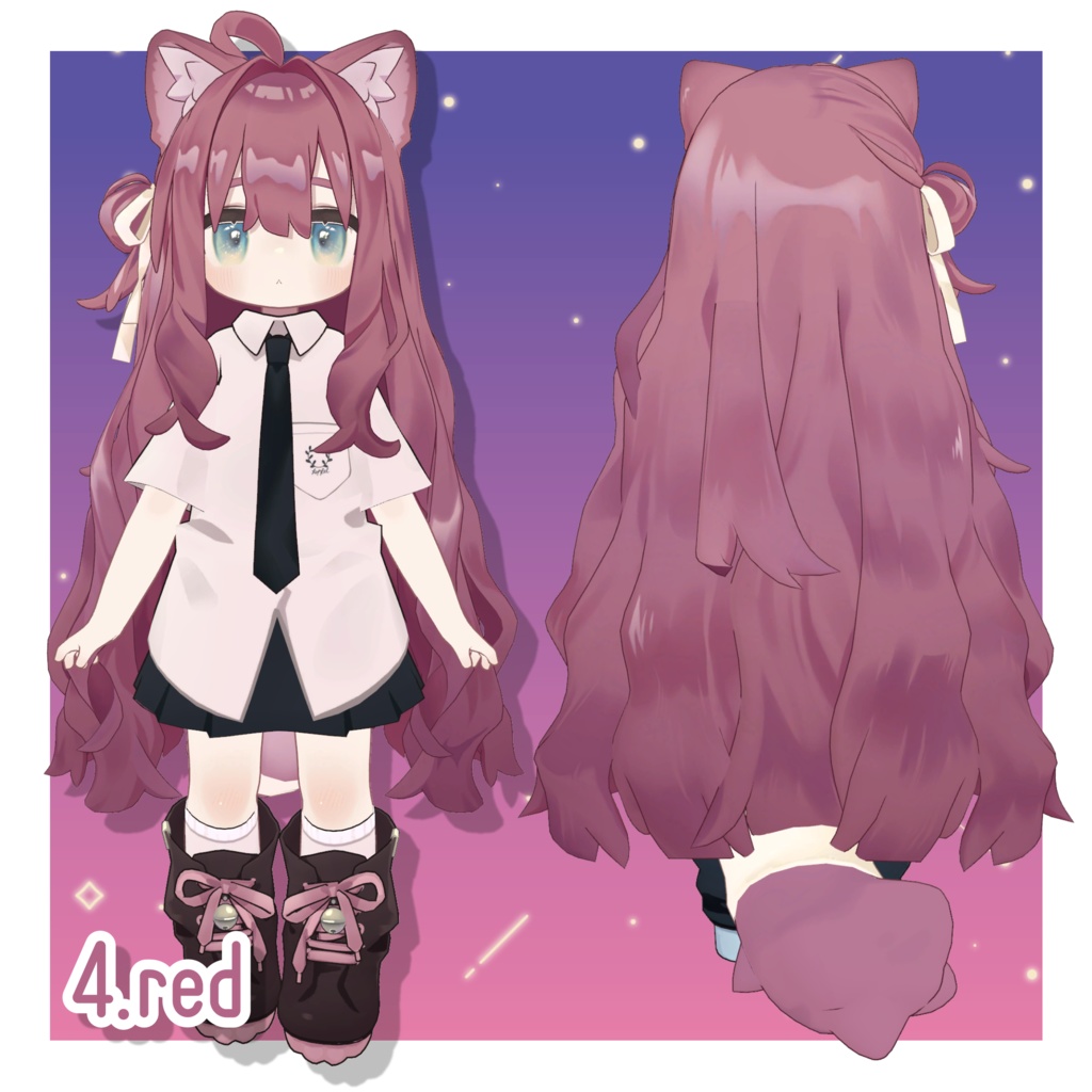 グラデーションヘアーテクスチャ vol.2 - Gradation Hair Texture -