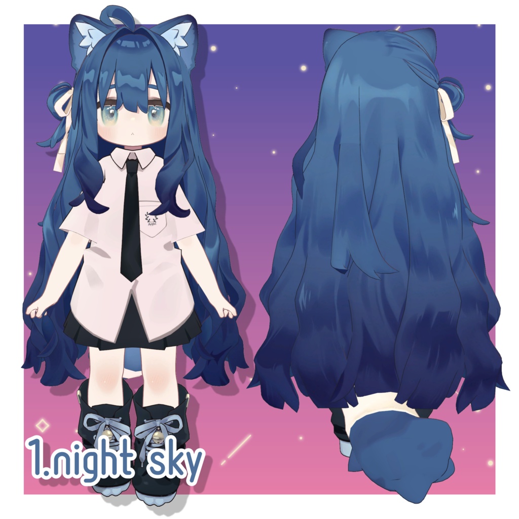 グラデーションヘアーテクスチャ vol.2 - Gradation Hair Texture -