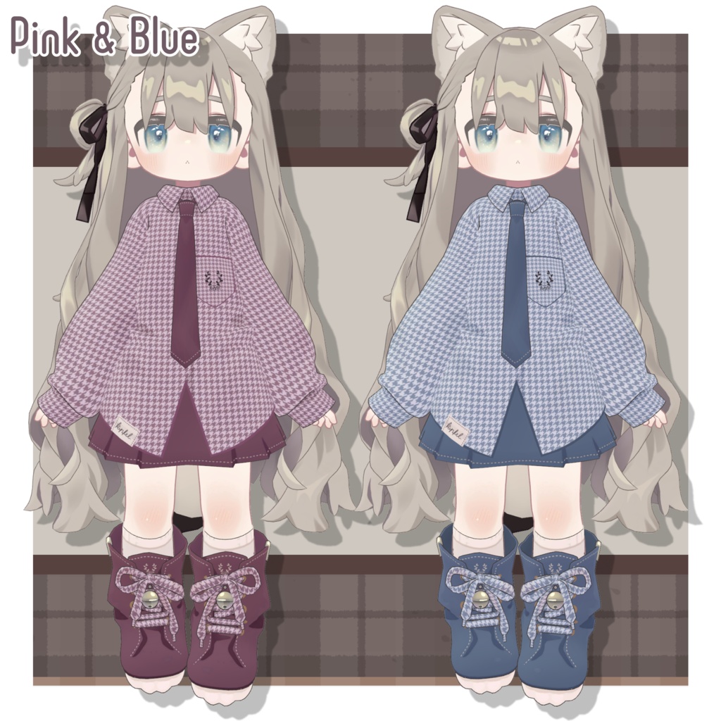 千鳥柄シャツテクスチャ - Chidori Shirt Texture -