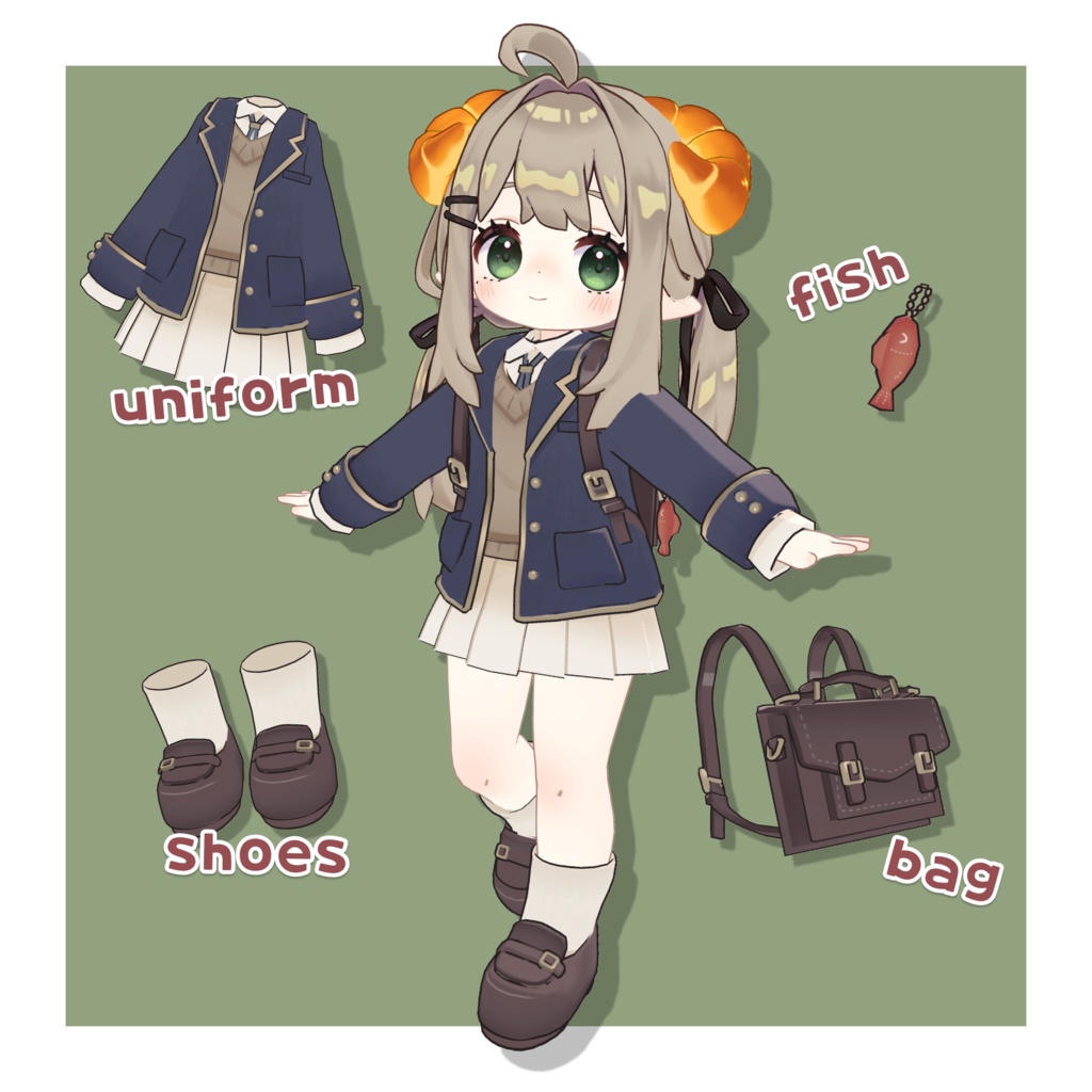 【えも研素体対応】クラシカルブレザー