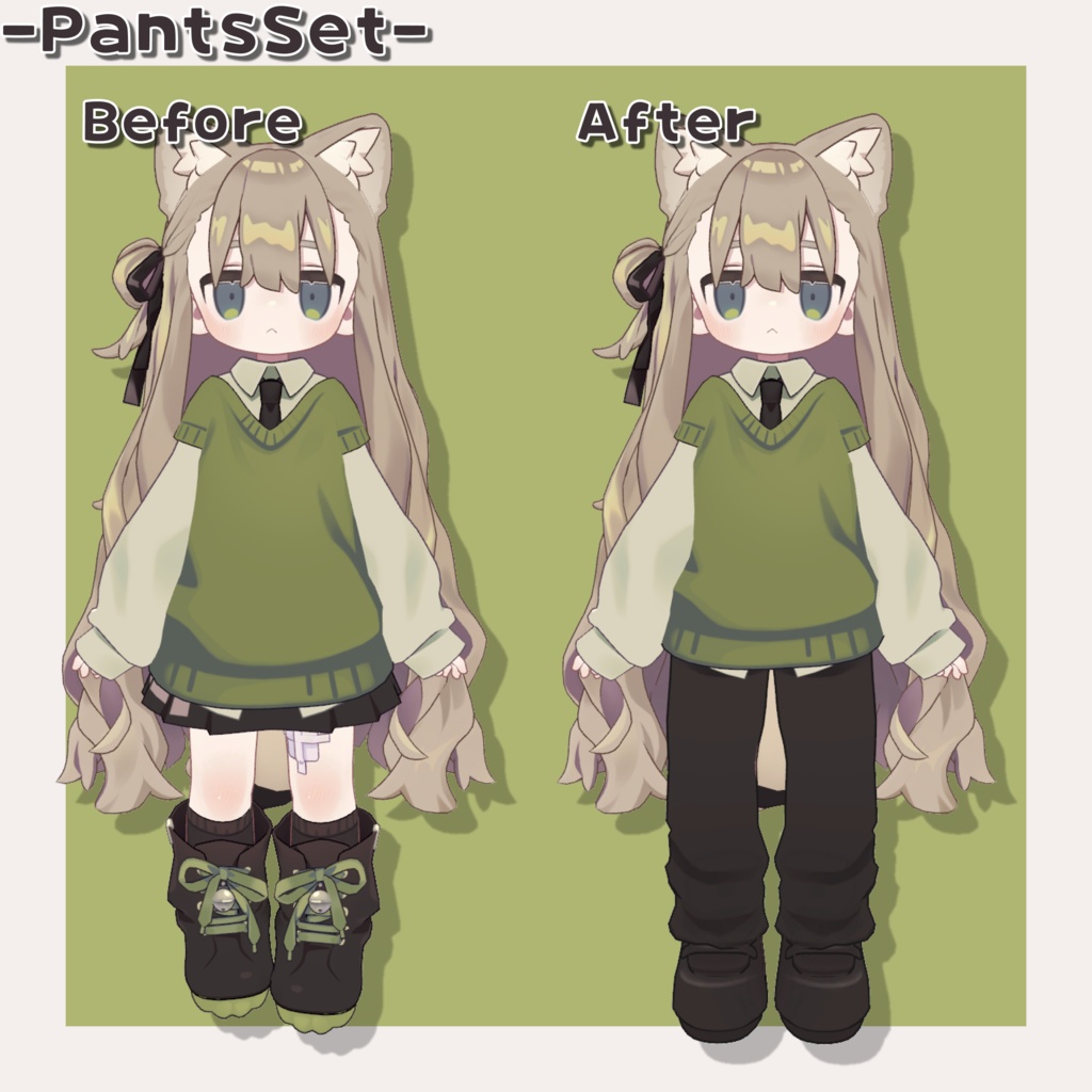 【キプフェル専用】デフォルト衣装アレンジセット