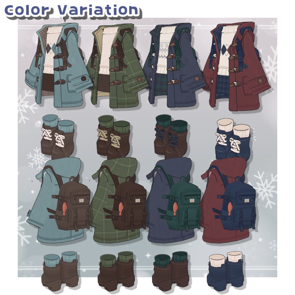 SALE!! あったか冬じたく☃【えも研素体対応】