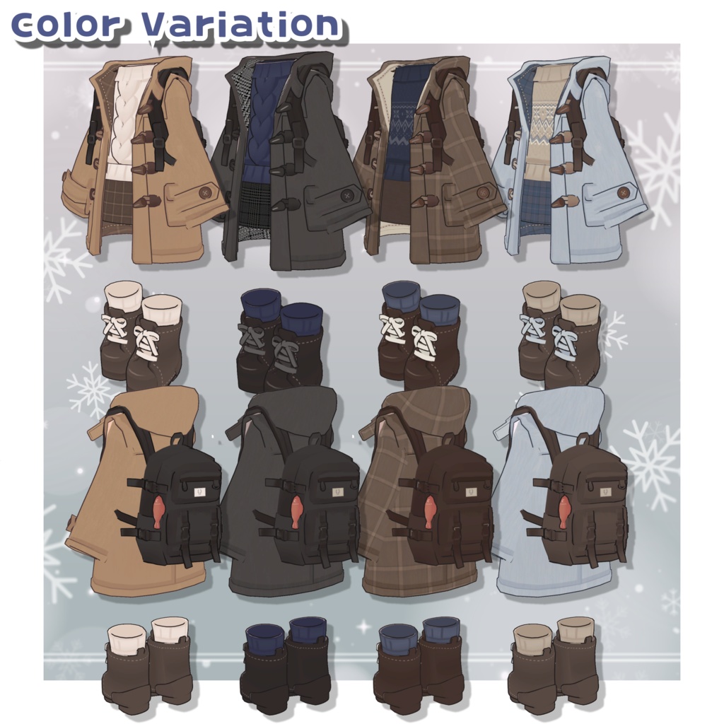 SALE!! あったか冬じたく☃【えも研素体対応】