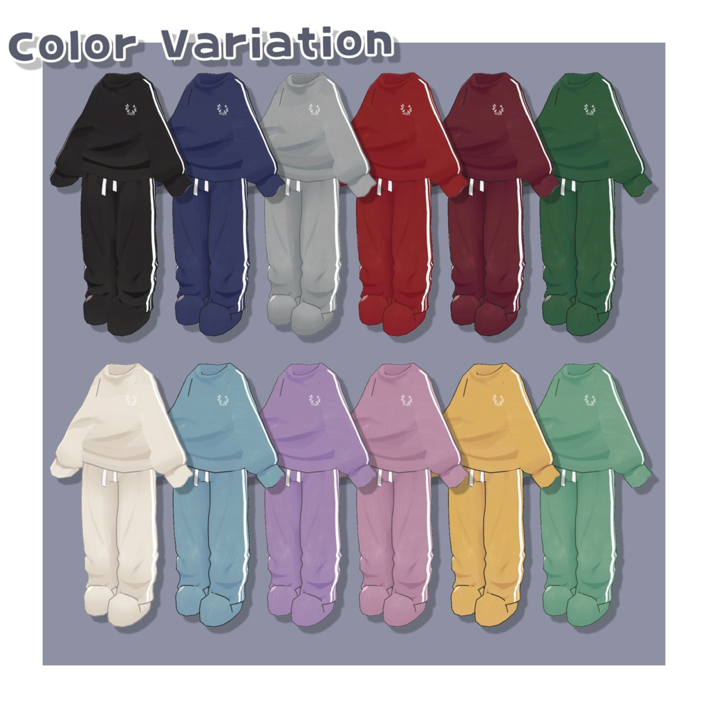 シンプルゆるスウェット【まめふれんず・えも研素体・ネメシス/エルシオン対応】