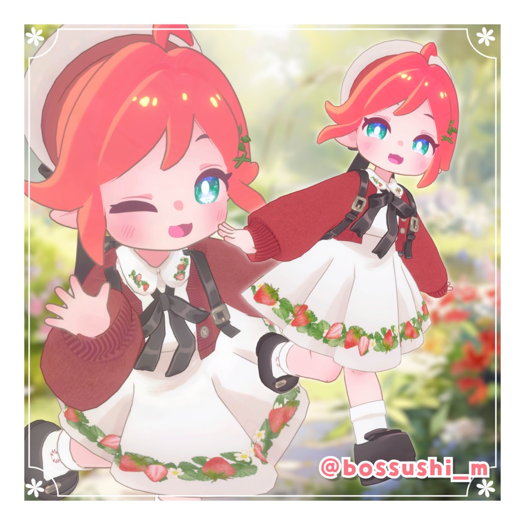 【3/13(金)発売予定】フラワーワンピース🍓 -Flower Onepiece-