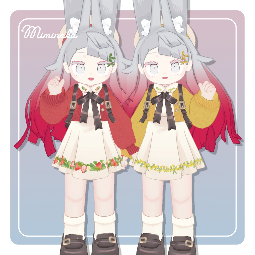 フラワーワンピース🍓 -Flower Onepiece-