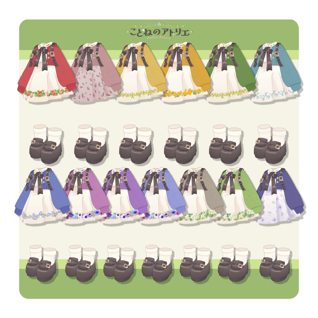 【3/13(金)発売予定】フラワーワンピース🍓 -Flower Onepiece-