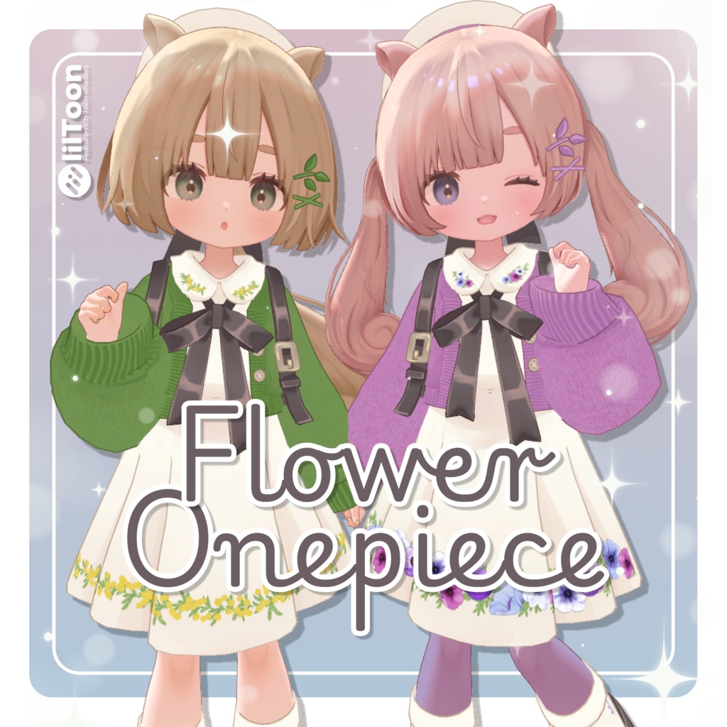 フラワーワンピース🍓 -Flower Onepiece-