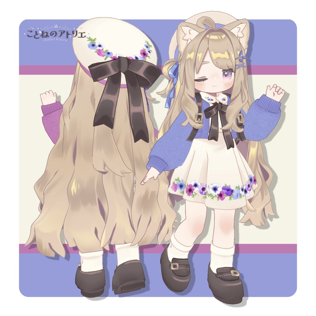 【3/13(金)発売予定】フラワーワンピース🍓 -Flower Onepiece-