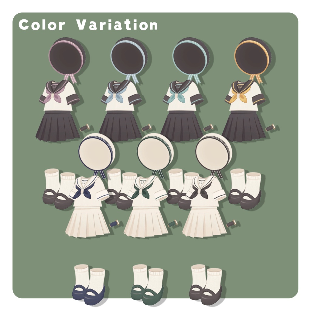 【販売記念SALE!】ノスタルジアセーラー🐋【7素体対応】