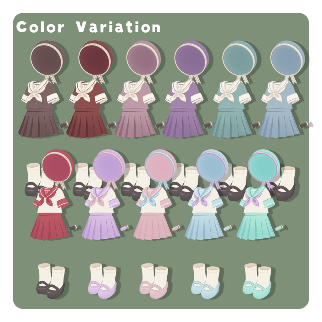 【販売記念SALE!】ノスタルジアセーラー🐋【7素体対応】
