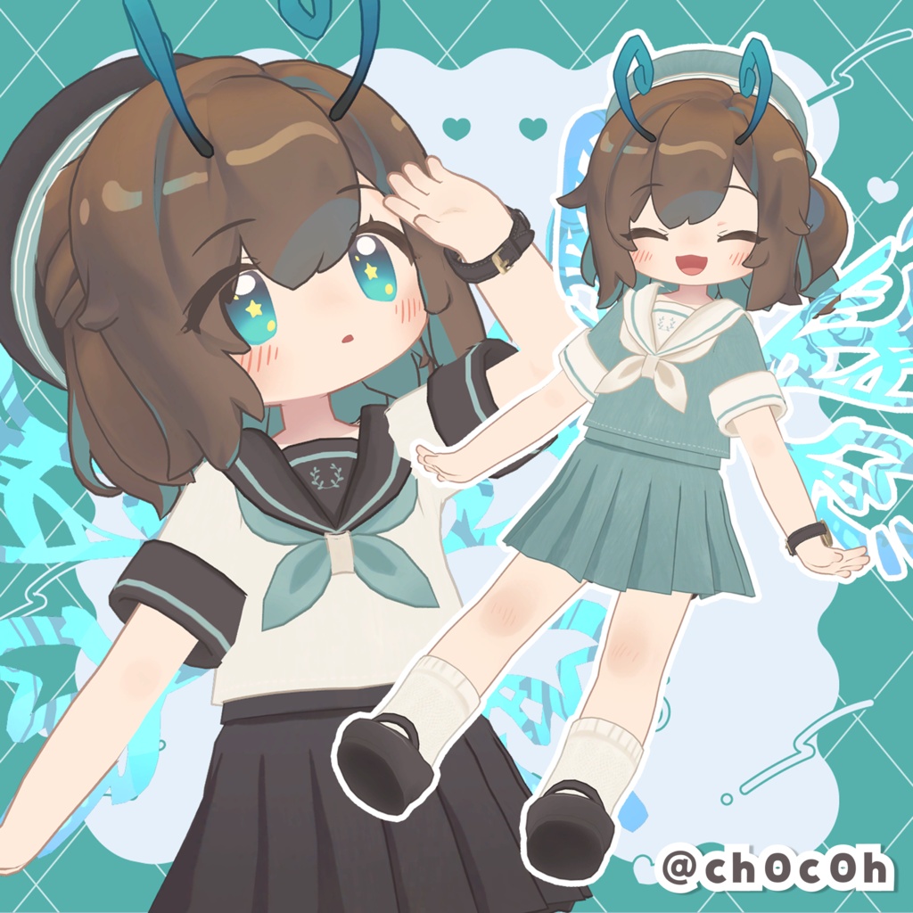 【販売記念SALE!】ノスタルジアセーラー🐋【7素体対応】
