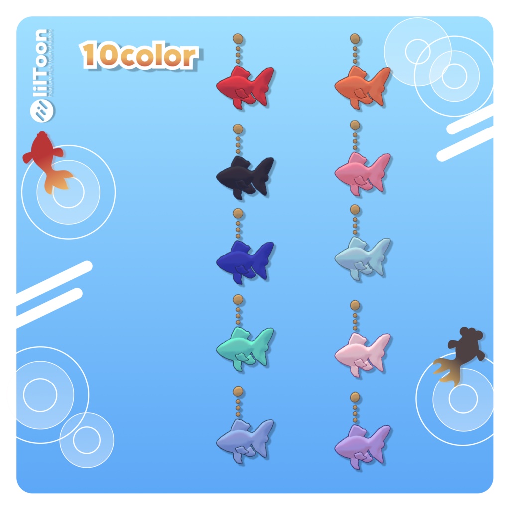 【FREE】🫧金魚ピアス🫧 -kingyo pierce-