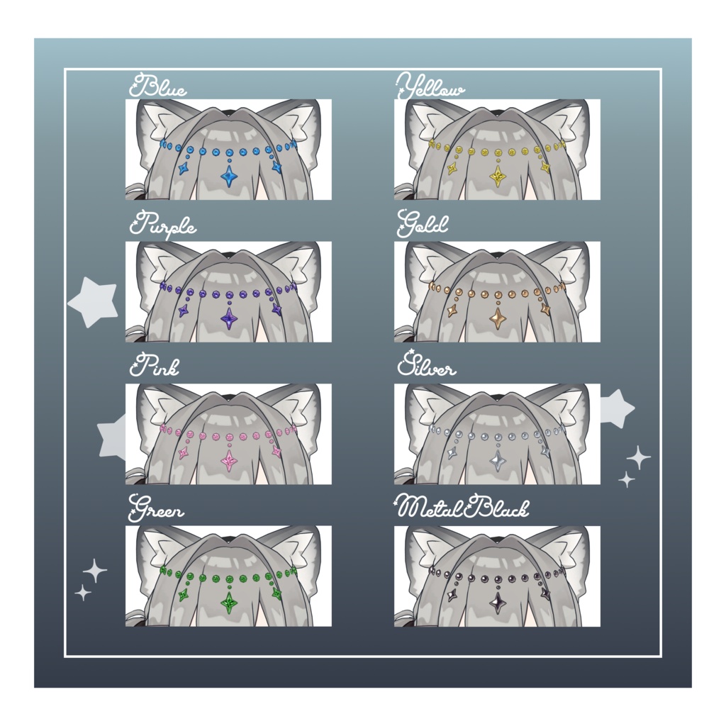 【キプフェル専用】キラキラヘッドアクセ