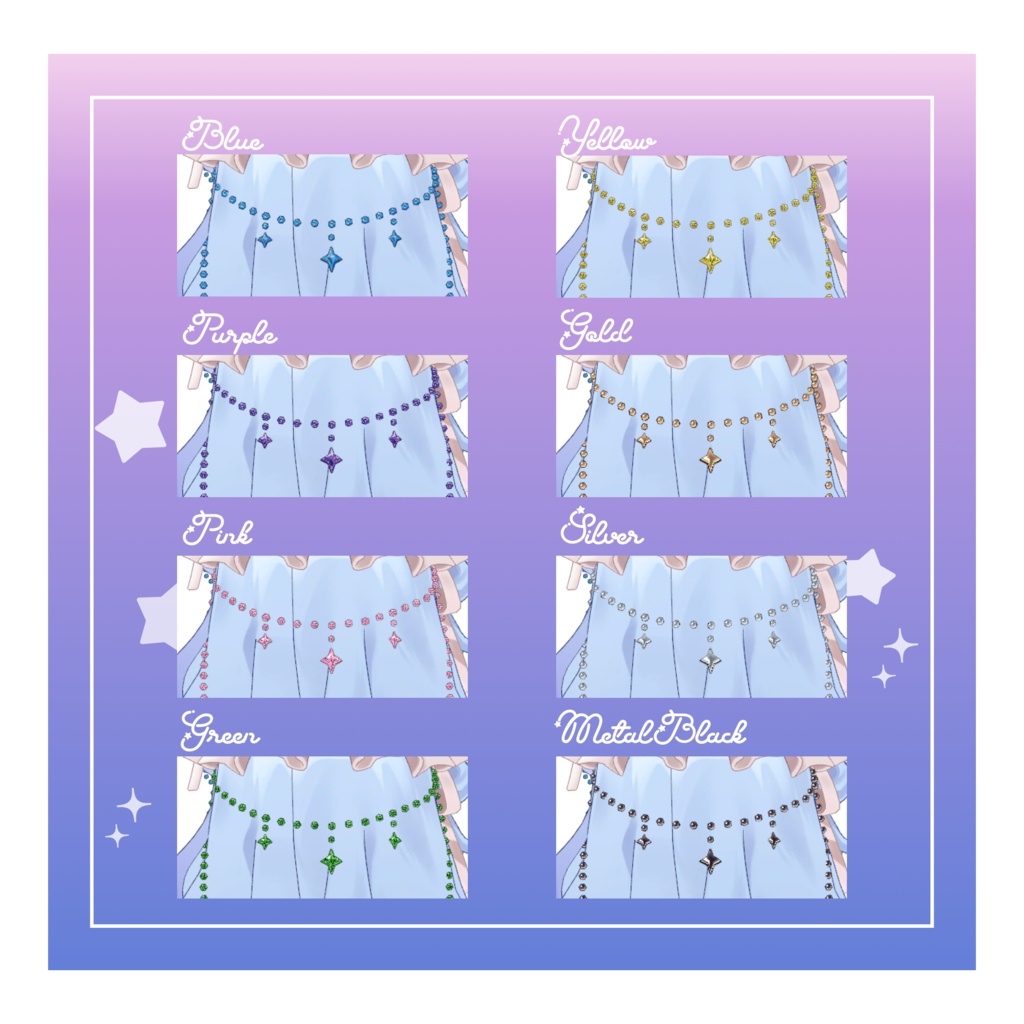 【キプフェル専用】チェーンヘアアクセ