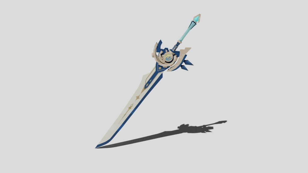 白かったり影ってたりする剣