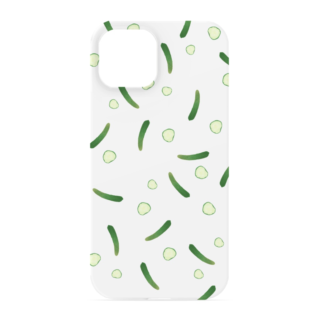 スマホケース　きゅうり　（iphone13)