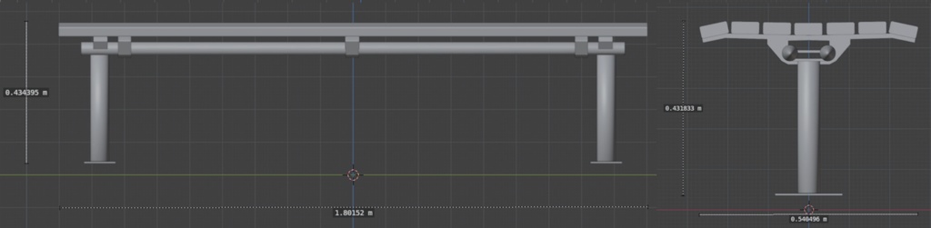 ベンチ 3点セット