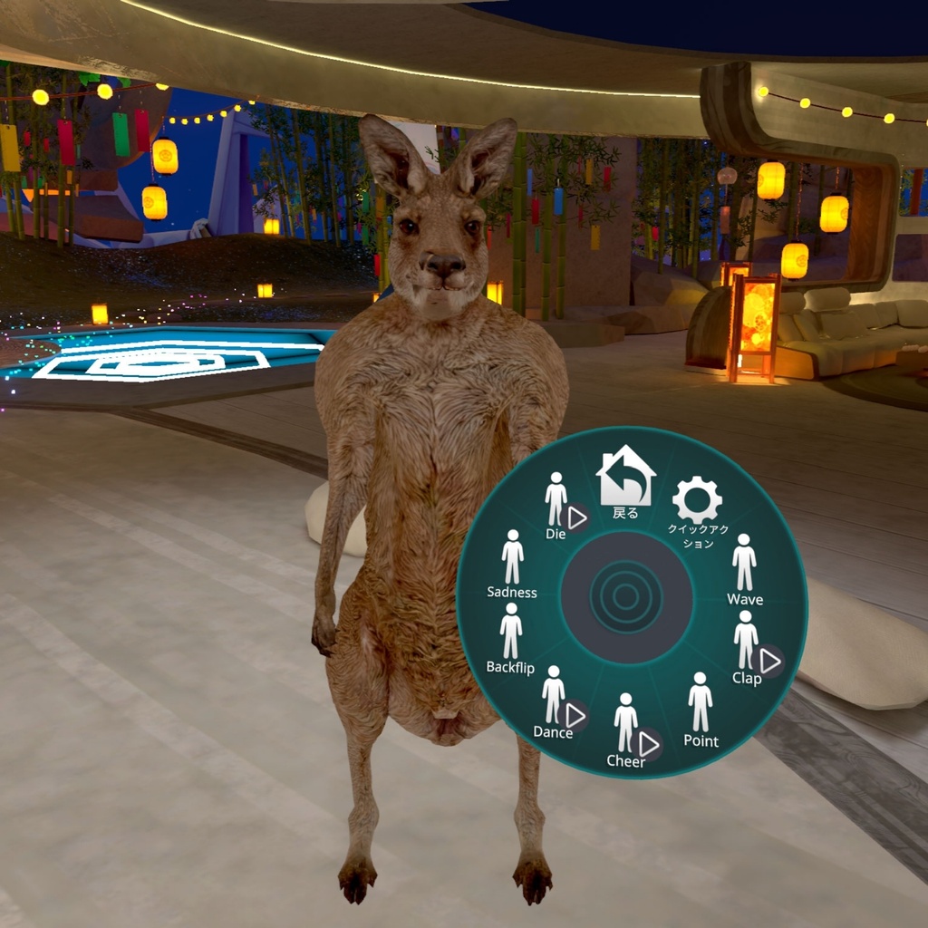オリジナル3Dモデル:リアルカンガルー kangaroo