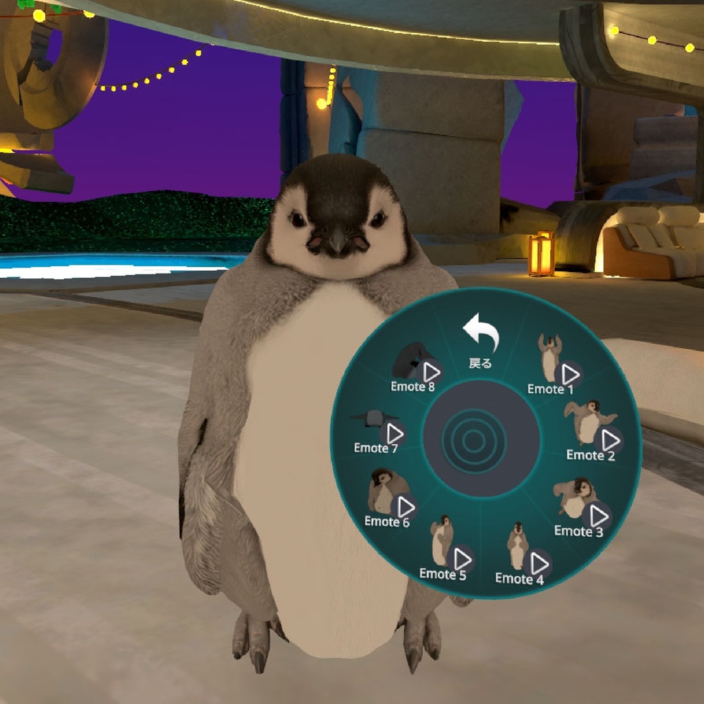 オリジナル3Dモデル:リアルペンギン penguin