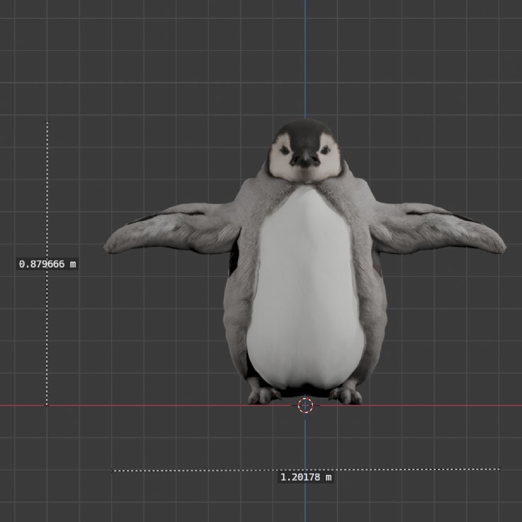 オリジナル3Dモデル：リアルペンギン penguin - archrob - 2/4