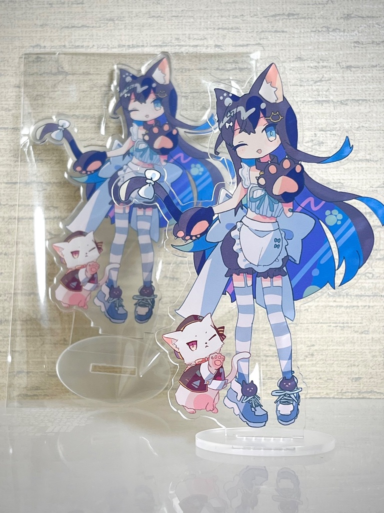ふたばみにゃと＆小夜(すごくねこ)アクスタ