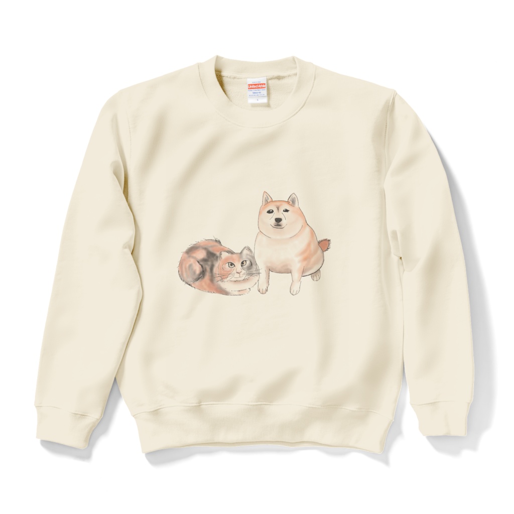 友達の家のいぬとねこスウェット
