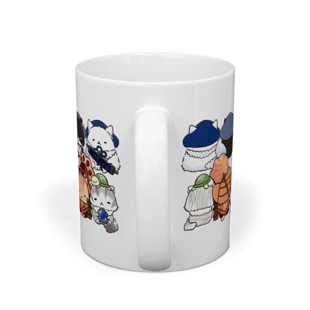 ねこ七福にゃ~マグカップ