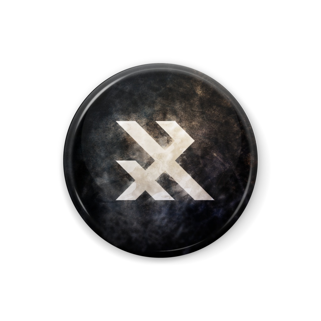 「りにゃ」ロゴ缶バッジ