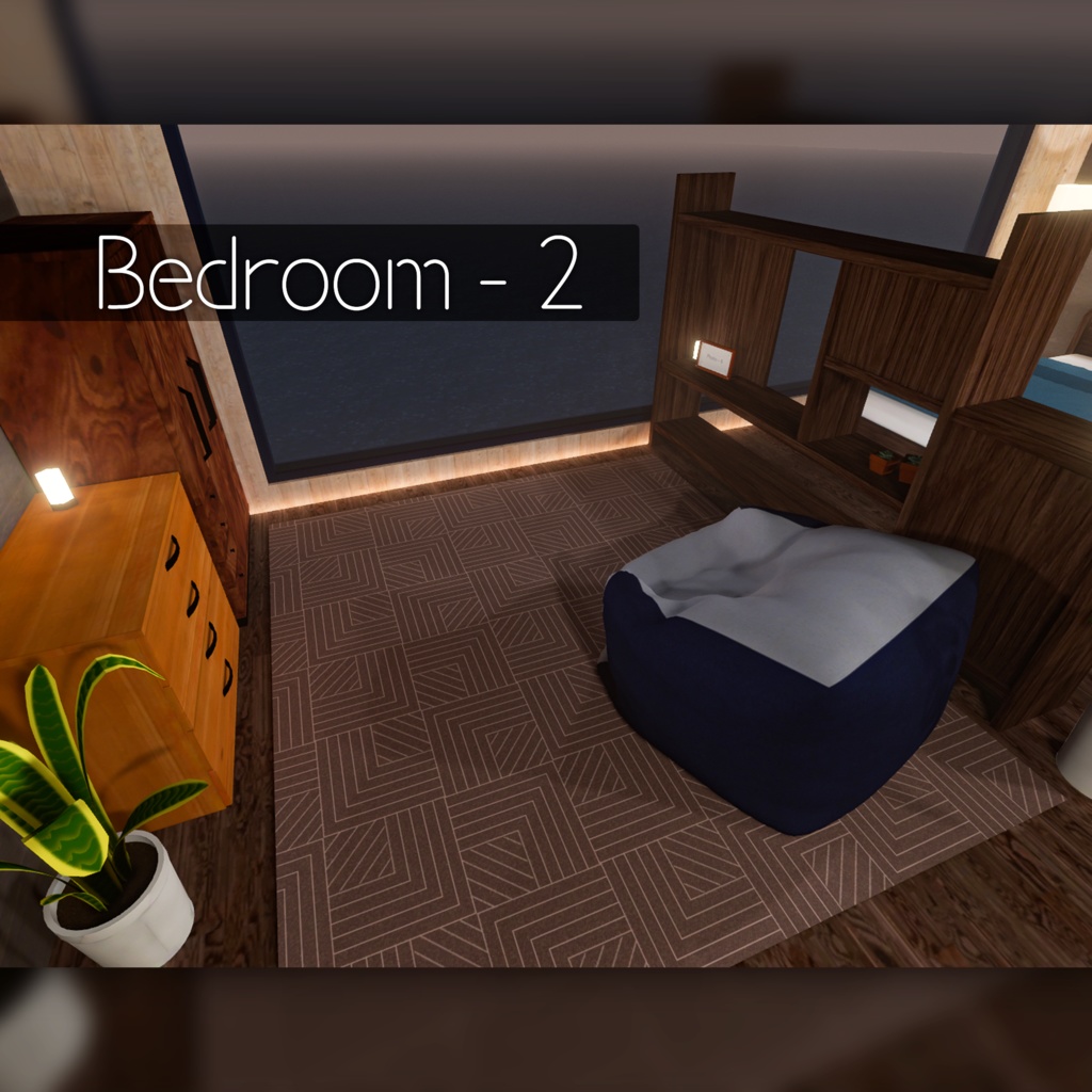 Villa in Backcountry【VRChat想定ワールド】