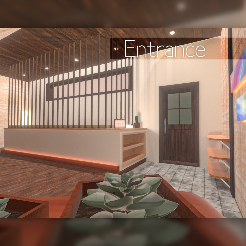 Villa in Backcountry【VRChat想定ワールド】