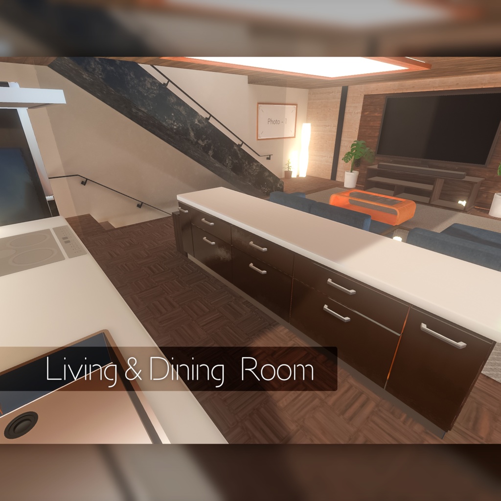 Villa in Backcountry【VRChat想定ワールド】