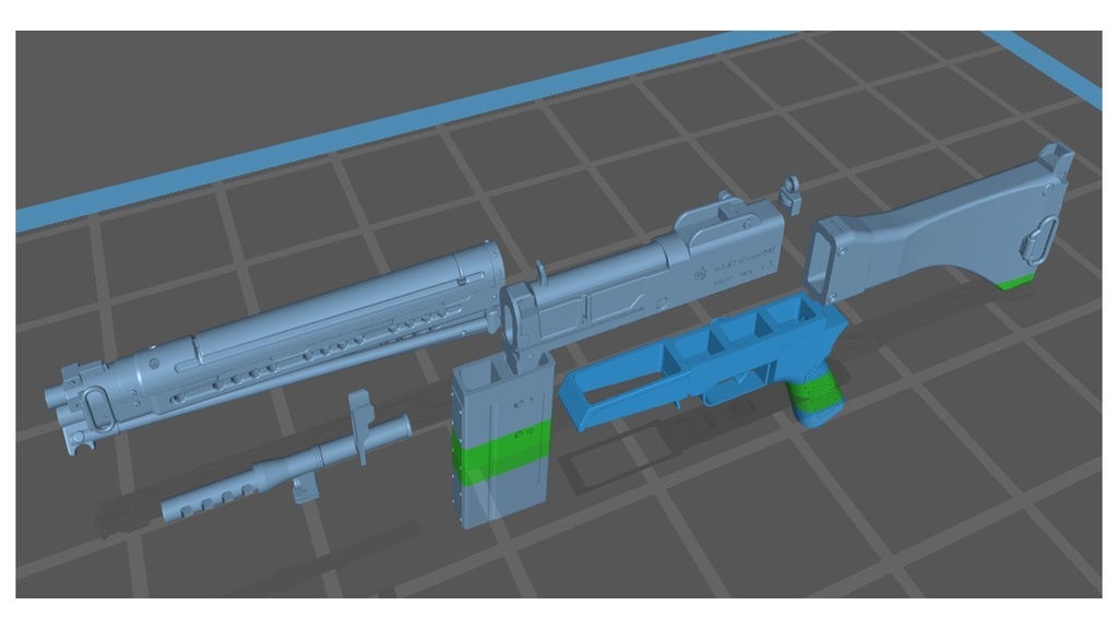 64式小銃(STLデータ)3D出力用