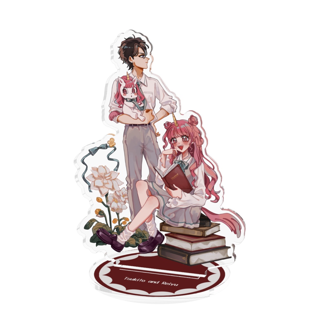 月とユニコーン・アクリルスタンド_Harunoki