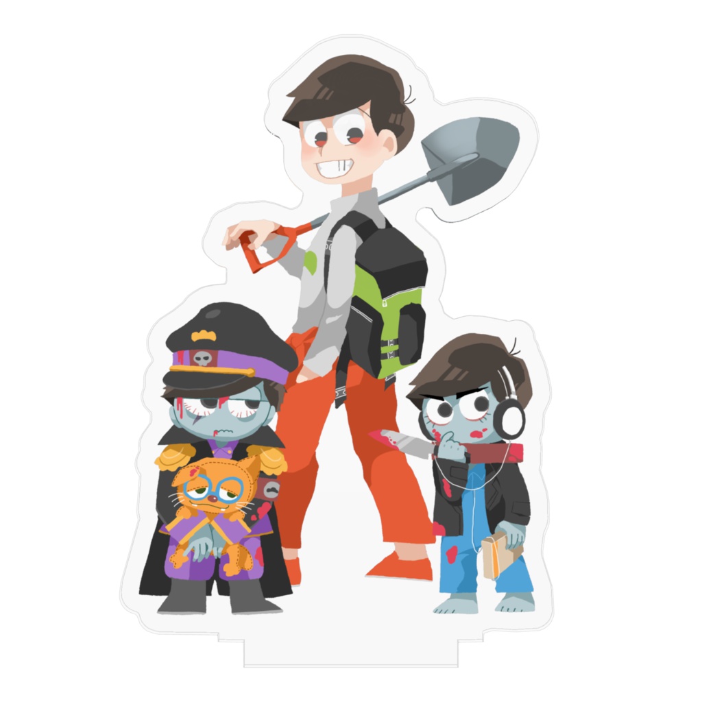 おそ松+色松ゾンビアクリルフィギュア